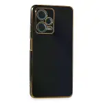 Xiaomi Redmi Note 12 Pro Plus Kılıf Volet Silikon - Siyah-1