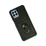 Samsung Galaxy M33 Kılıf Pars Lens Yüzüklü Silikon - Siyah-3