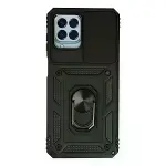 Samsung Galaxy M33 Kılıf Pars Lens Yüzüklü Silikon - Siyah-1