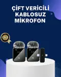 2in1 Kablosuz Yaka Mikrofonu iOS ve Android Uyumlu-1