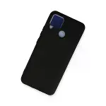 Realme C15 Kılıf Nano İçi Kadife Silikon - Siyah-2