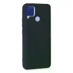 Realme C15 Kılıf Nano İçi Kadife Silikon - Lacivert-3