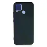 Realme C15 Kılıf Nano İçi Kadife Silikon - Lacivert-1