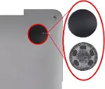 MacBook Alt Kapak Ayak Lastiği (Rubber Feet) Seti | MacBook Air 13 inç & MacBook Pro 13 inç Uyumlu,-5