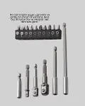 Ergonomik 16 Parça Bits Tornavida Uç ve Adaptör Seti-5