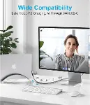 USB 4 Kablo, Thunderbolt Kablo için Dik Açı PD 240 W Çift Destekler 8K HD Ekran USB C Kablosu 8K@60H-2