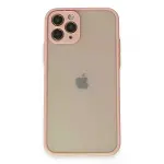 İphone 11 Pro Kılıf Montreal Silikon Kapak - Pembe-1