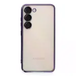 Samsung Galaxy S23 Plus Kılıf Razer Lensli Silikon - Mor-2