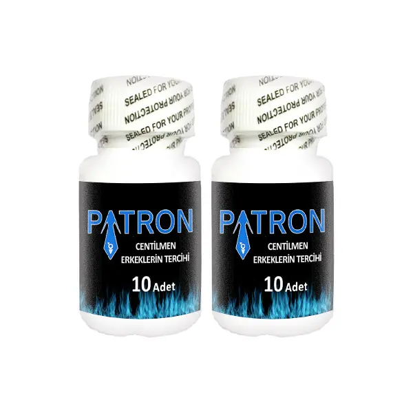 Patron 2 Adet Erkeklere Özel Maça-PanaxGinseng TribulusTerrestisli 10 lu Kapsüller