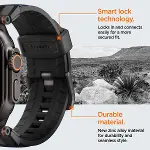 Apple Watch 49/46/45mm Ultra 3/2/1 / Seri 11/10/9/8/7 ile Uyumlu Kordon Kayış Band DuraPro Armor Nav-6