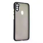 Samsung Galaxy A11 Kılıf Montreal Silikon Kapak - Lacivert-1