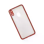 Samsung Galaxy A20s Kılıf Montreal Silikon Kapak - Kırmızı-3