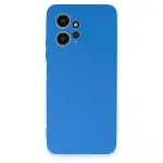 Xiaomi Redmi Note 12 4g Kılıf First Silikon - Mavi-1