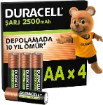 Şarj Edilebilir Aa 2500Mah Piller, 4'Lü Paket-1