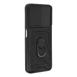 Xiaomi Poco M5 Kılıf Pars Lens Yüzüklü Silikon - Siyah-2