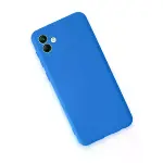 Samsung Galaxy A04 Kılıf First Silikon - Mavi-3