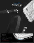 iPhone 17 ile Uyumlu MagSafe Kılıf Ultra Hybrid Mag Fit Zero One White - ACS10087-8