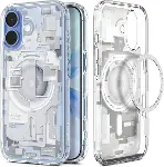 iPhone 17 ile Uyumlu MagSafe Kılıf Ultra Hybrid Mag Fit Zero One White - ACS10087-1