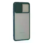 Samsung Galaxy A22 Kılıf Palm Buzlu Kamera Sürgülü Silikon - Yeşil-2