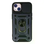 İphone 13 Kılıf Pars Lens Yüzüklü Silikon - Lacivert-1