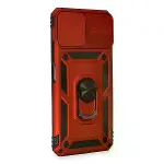 Xiaomi Mi 11 Lite Kılıf Pars Lens Yüzüklü Silikon - Kırmızı-2