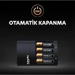 Cef 14 Şarj Aleti Ve Şarj Edilebilir Aaa 750Mah 2 Pil-7