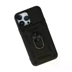 İphone 13 Pro Kılıf Pars Lens Yüzüklü Silikon - Siyah-3