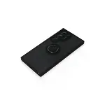 Samsung Galaxy S24 Ultra Kılıf Montreal Yüzüklü Silikon Kapak - Siyah-4