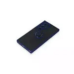 Samsung Galaxy S24 Ultra Kılıf Montreal Yüzüklü Silikon Kapak - Lacivert-4