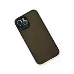 İphone 12 Pro Kılıf Montreal Silikon Kapak - Siyah-3