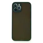 İphone 12 Pro Kılıf Montreal Silikon Kapak - Yeşil-1