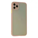 İphone 12 Pro Kılıf Montreal Silikon Kapak - Pembe-2