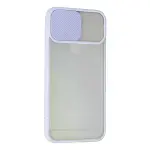 İphone 6 Kılıf Palm Buzlu Kamera Sürgülü Silikon - Lila-3