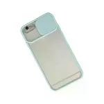 İphone 6 Kılıf Palm Buzlu Kamera Sürgülü Silikon - Turkuaz-2