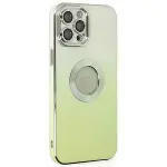 İphone 12 Pro Max Kılıf Best Silikon - Yeşil-3