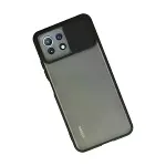 Xiaomi Mi 11 Lite Kılıf Palm Buzlu Kamera Sürgülü Silikon - Siyah-3