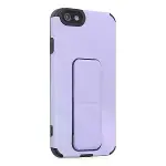 İphone 6 Kılıf Mega Standlı Silikon - Lila-2
