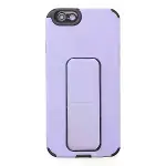 İphone 6 Kılıf Mega Standlı Silikon - Lila-1