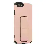 İphone 6 Kılıf Mega Standlı Silikon - Pudra-2