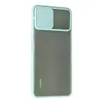Xiaomi Mi 11 Lite Kılıf Palm Buzlu Kamera Sürgülü Silikon - Turkuaz-3