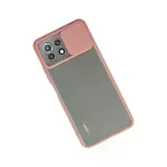 Xiaomi Mi 11 Lite Kılıf Palm Buzlu Kamera Sürgülü Silikon - Pembe-2