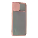 Xiaomi Mi 11 Lite Kılıf Palm Buzlu Kamera Sürgülü Silikon - Pembe-3