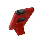 İphone 6 Kılıf Mega Standlı Silikon - Kırmızı-3