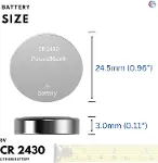 5 Adet 2430 CR2430 DL2430 3V Lityum düğme pil, Uzun raf ömrü, küçük elektronik cihazlar için uzaktan-5