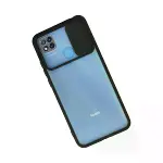 Xiaomi Redmi 9c Kılıf Palm Buzlu Kamera Sürgülü Silikon - Siyah-2
