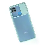 Xiaomi Redmi 9c Kılıf Palm Buzlu Kamera Sürgülü Silikon - Turkuaz-2