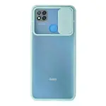 Xiaomi Redmi 9c Kılıf Palm Buzlu Kamera Sürgülü Silikon - Turkuaz-1