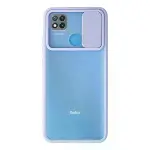 Xiaomi Redmi 9c Kılıf Palm Buzlu Kamera Sürgülü Silikon - Lila-1