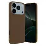 İphone 17 Pro Max First Silikon - Kahverengi-1