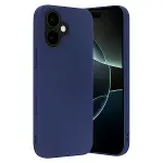 İphone 17 Nano İçi Kadife Silikon - Lacivert-1